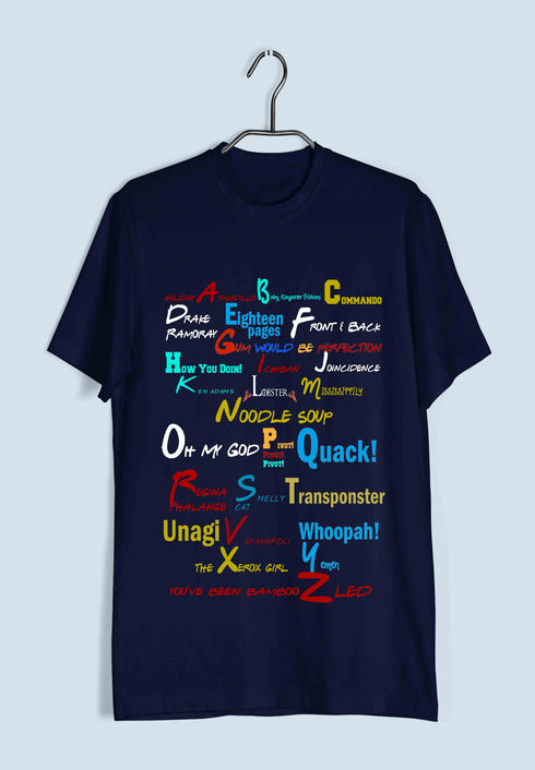 2 TV Series A-Z Custom Printed Graphic Design T-Shirt for Men